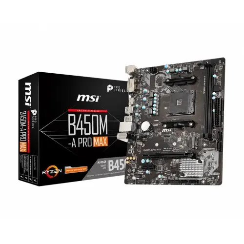 MSI B450M-A PRO MAX II AMD AM4 Motherboard