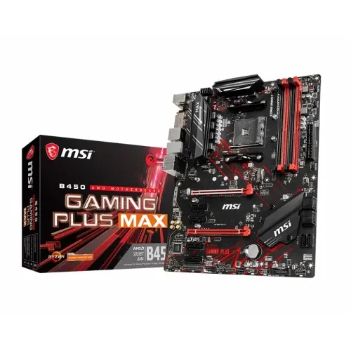 [0000908] MSI B450 GAMING PLUS MAX AM4 AMD ATX Motherboard