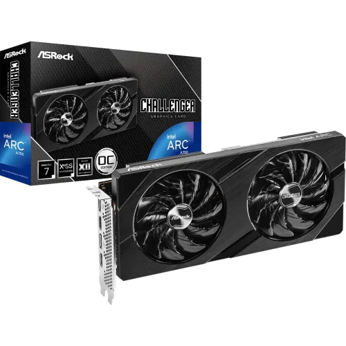 [0000115] ASRock Intel Arc A750 Challenger D 8GB OC GDDR6 Graphics Card