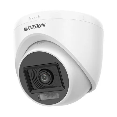 [03474] Hikvision 2MP  Smart Dual Light HD Dome 20 MTR IR Distance, Lens 2.8 MM (Plastic)#DS-2CE76D0T-EXLPF