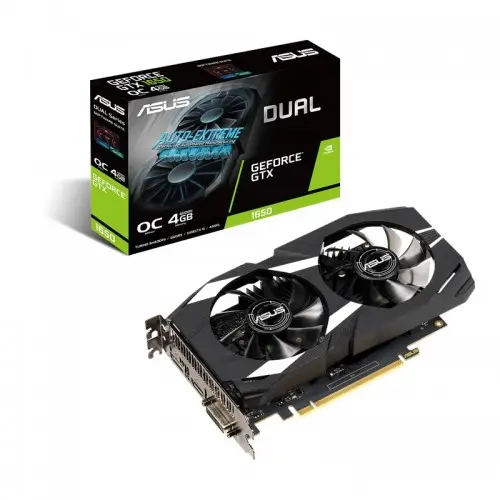 [0000123] ASUS Dual GeForce GTX 1650 OC Edition 4GB DDR5 Graphics Card
