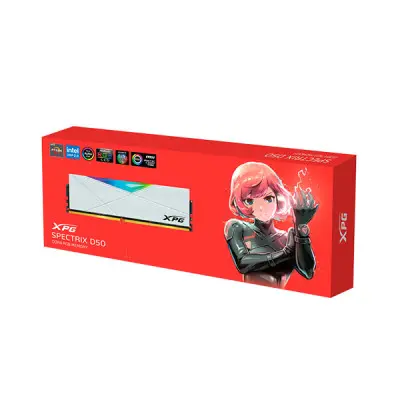 Adata D50 16GB DDR4 3200 MHz Gaming RAM -White