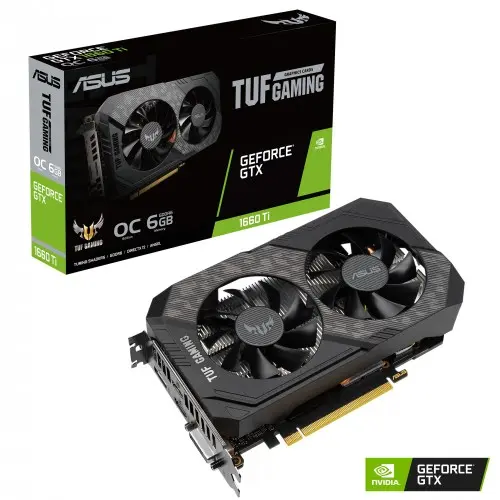 [0000124] ASUS TUF Gaming GeForce GTX 1660 Ti EVO OC Edition 6GB GDDR6 Graphics Card