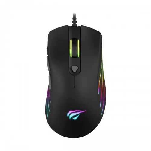 HAVIT HV-MS1002 RGB Backlit Programmable Wired Gaming Mouse Black