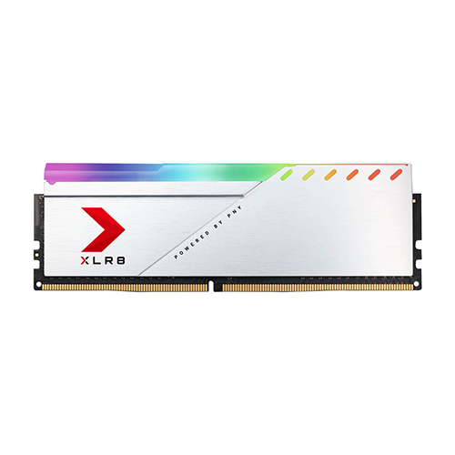 [04896] PNY XLR8 8GB RGB DDR4 3200MHz White Desktop RAM 