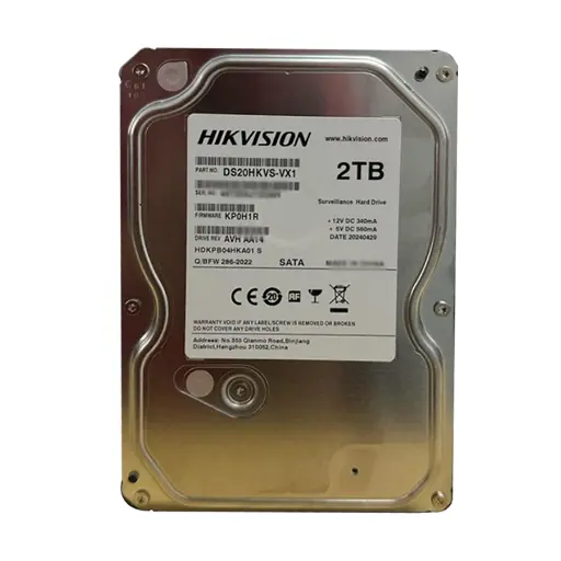 [0001104] Hikvision 2TB 3.5 Inch SATA 5400RPM Surveillance Internal HDD #DS20HKVS-VX1 