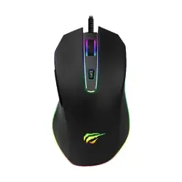 HAVIT MS837 RGB Backlit Programmable Wired Gaming Mouse Black