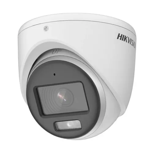 [03512] Hikvision 5MP ColorVu Dome 20 MTR IR Distance, Lens 2.8 MM With Built In Mic (Metal)#DS-2CE70KF0T-MFS 3K