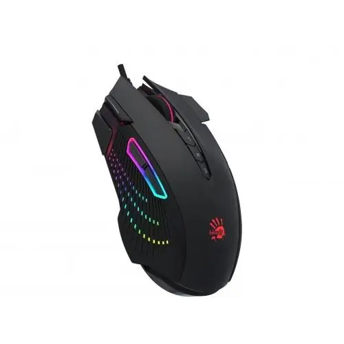 A4TECH Bloody J90S 2-Fire RGB Animation Gaming Mouse Black