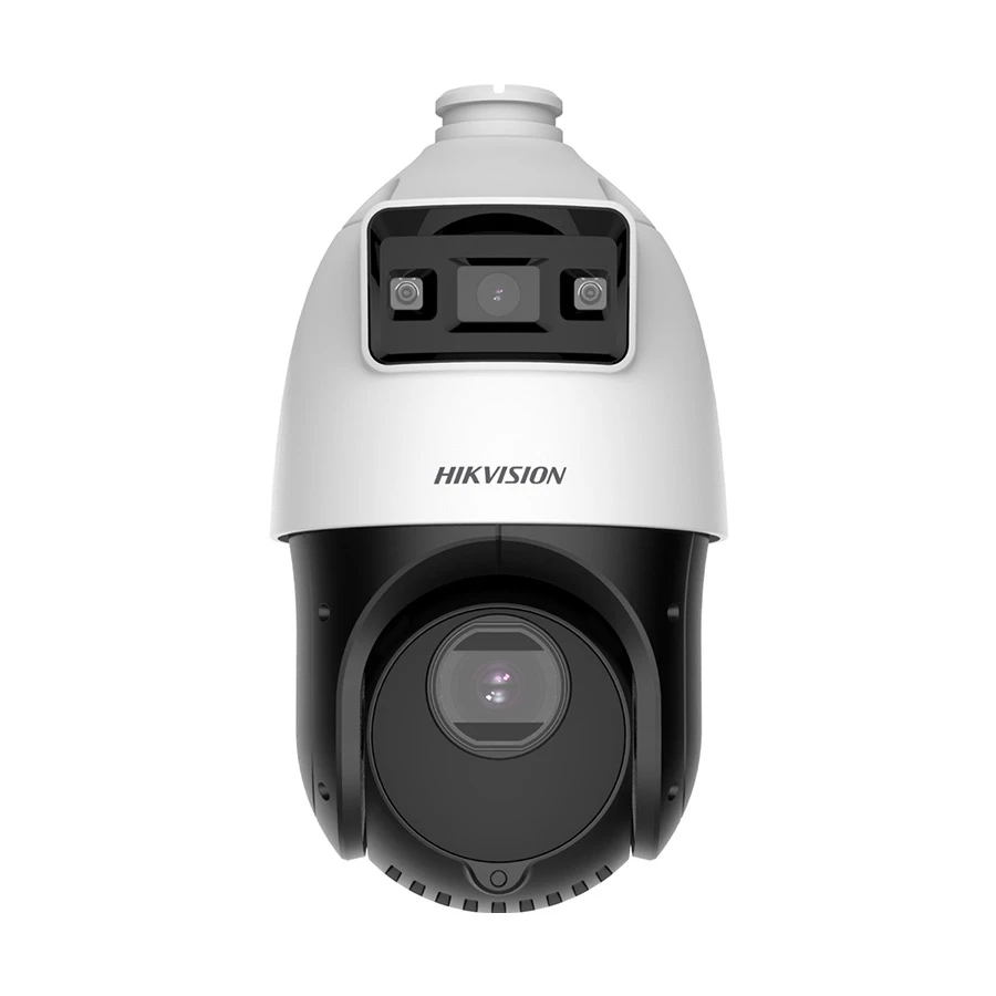Hikvision 2MP TandemVu 4-inch 25x Colorful & IR PTZ Dome IP Camera, Lens 2.8 MM With Adapter & Wall Mount#DS-2SE4C225MWG-E(12F0)