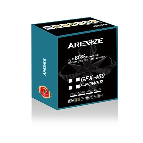  Aresze GFX-450 80Plus 450 Watt Bronze Power Supply