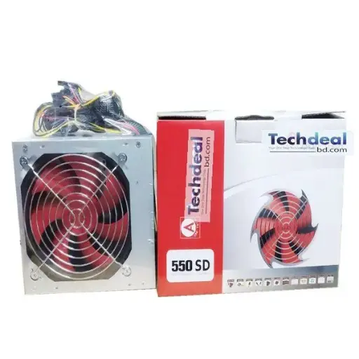 [00917] Aone Tech 550 Watt Big Fan Desktop Power Supply