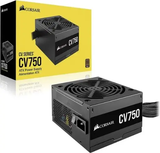 [01424] Corsair CV750 750 Watt 80 Plus Bronze Certified Power Supply