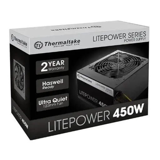 [06114] Thermaltake Litepower 450W Non Modular Power Supply