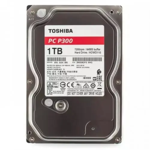 [0001343] TOSHIBA P300 1TB Desktop PC Internal Hard Drive #HDWD110UZSVA