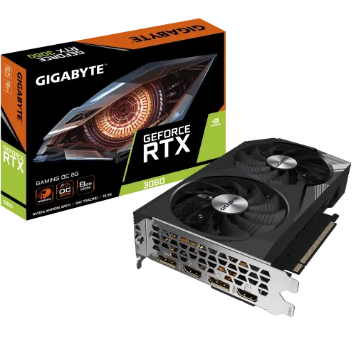 [02635] GIGABYTE GeForce RTX 3060 GAMING OC 8GB GDDR6 Graphics Card
