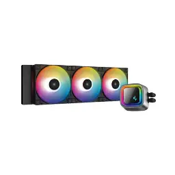 DeepCool LS720 SE ARGB 360mm AIO Black Liquid CPU Cooler #R-LS720-BKAMMM-G-1 