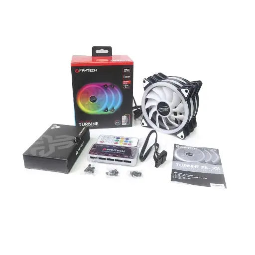 [0001451] Fantech Turbine FB-301 120mm RGB (3 in 1) Casing Cooling Fan