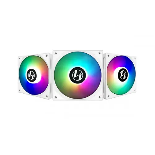 [04020] Lian Li ST120 High Static Pressure Case Fan - 3 Pack White