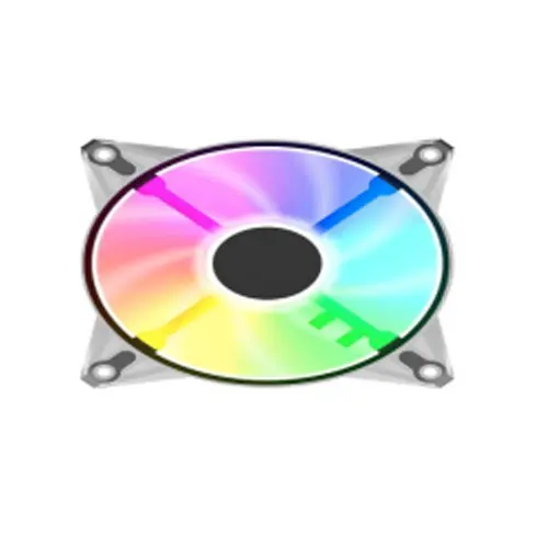 [04823] PC Power CFX 120MM ARGB Case Fan White