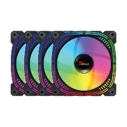 Pc Power Irish Spectrum F20 BK 120mm ARGB (4xFAN) Black Casing Cooling Fan