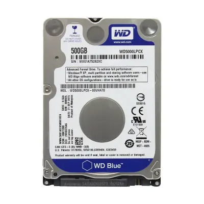 Western Digital WD 500GB Sata Laptop Hard Disk Drive