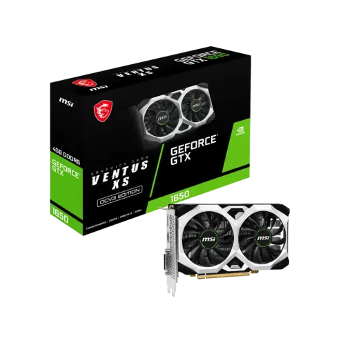 [04186] MSI GeForce GTX 1650 D6 Ventus XS OCV3 4GB GDDR6 Graphics Card