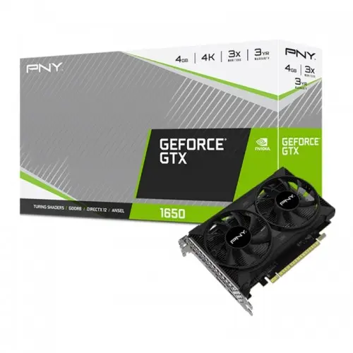 [04888] PNY GeForce GTX 1650 Dual-Fan 4GB GDDR6 Graphics Card