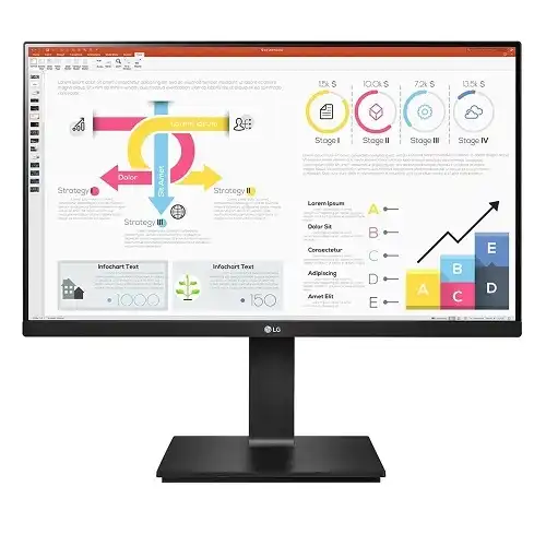 [03878] LG 24QP750-B 23.8 Inch QHD IPS Type-C Monitor