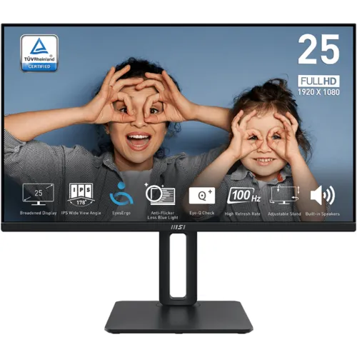 [04225] MSI PRO MP251P 24.5" 100Hz 1ms FHD IPS Monitor