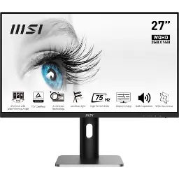 MSI PRO MP273QP 27" 75Hz 1ms IPS WQHD Monitor