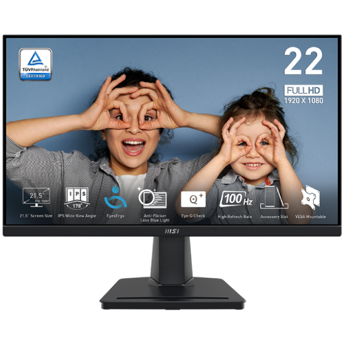 [04217] MSI PRO MP225 21.5" 100Hz IPS FHD Monitor