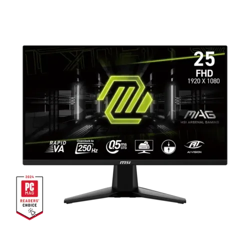 [04191] MSI MAG 255XFV 24.5" 250Hz VA FHD Gaming Monitor