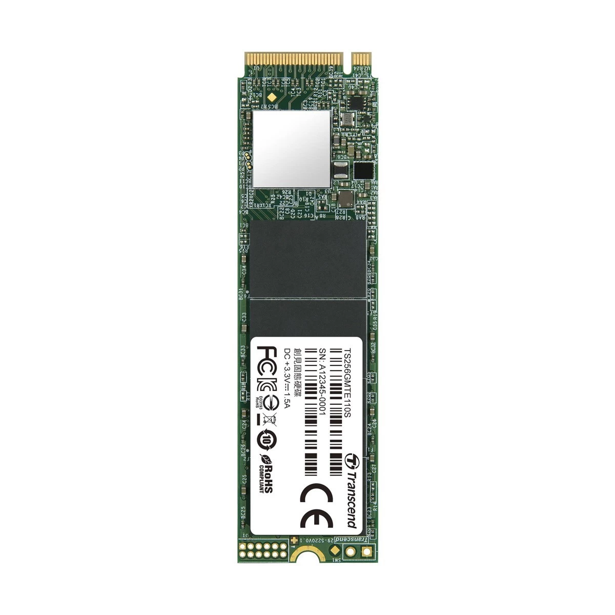 Transcend 110S 256GB M.2 Nvme 2280 PCIe SSD