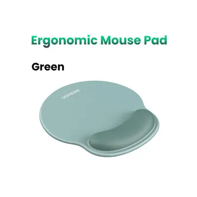 [06698] UGREEN LP668 (25243) Ergonomic Mouse Pad - Green