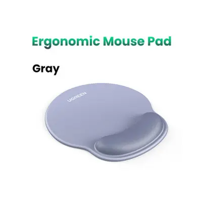 [06699] UGREEN LP668 (25244) Ergonomic Mouse Pad - Gray