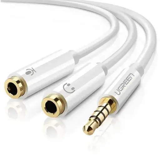 [0001943] UGREEN 10789 3.5Mm Male To 3.5MMFemale ×2 – White