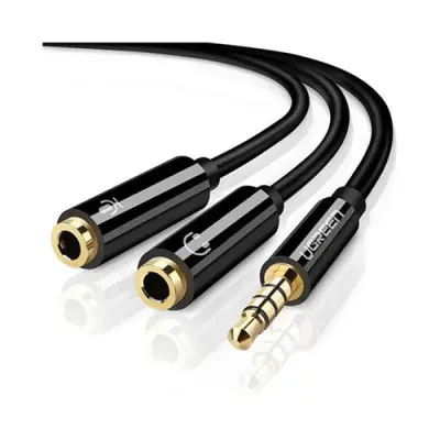 [06409] UGREEN AV141 (30620) 3.5mm Male To Dual 3.5mm Female Headset Splitter