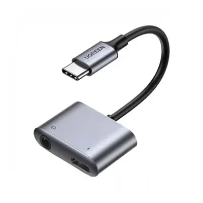 [06485] UGREEN CM231 (60164) 2-in-1 USB C to 3.5mm Adapter