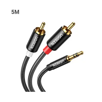 UGREEN AV116 (10591) 3.5mm to 2x RCA Cable - 5M
