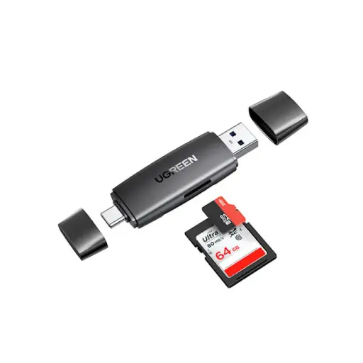 [06496] UGREEN CM304 (80191) 2-IN-1 Multifunction Card Reader