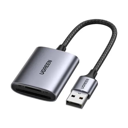 [0002036] UGREEN CM401 (80887) USB Male to SD/TF Gray Card Reader #80887