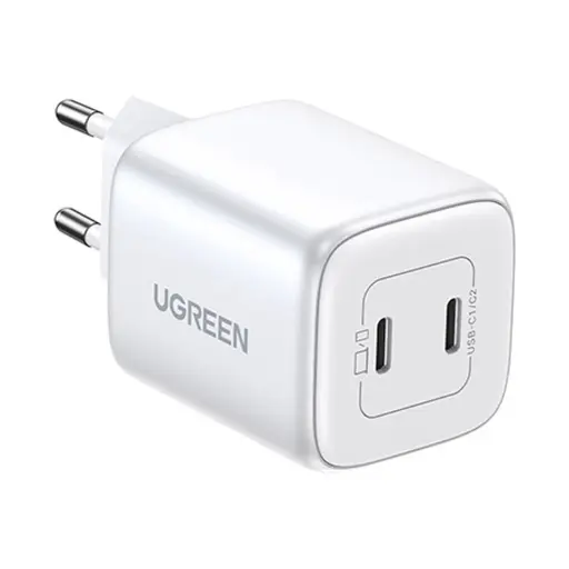 [06446] UGREEN CD294 (15327) NEXODE 45W Dual USB-C GaN Fast Charger - White