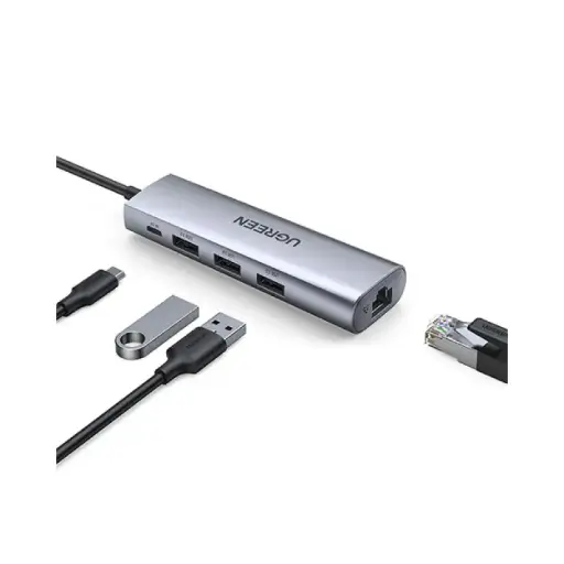 [06489] UGREEN CM266 (60812) Multifunction 5-in-1 Docking Station