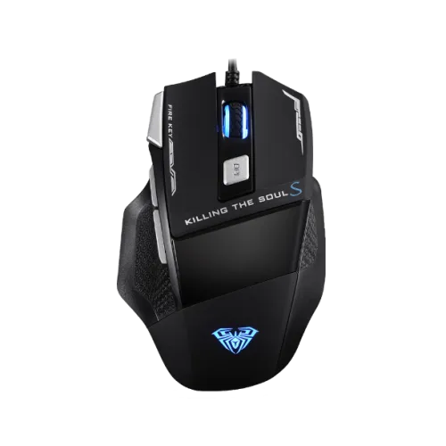 AULA S12 Wired Optical Gaming Mouse Black