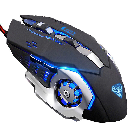 AULA S20 Wired Optical Gaming Mouse Black 