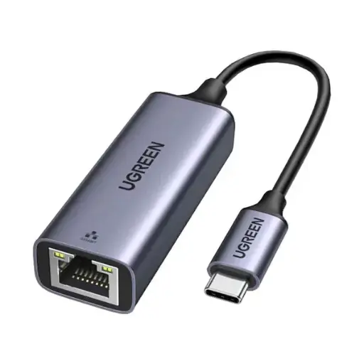 [0002154] UGREEN CM199 (50737) Type-C Male to LAN Female Space Gray Converter
