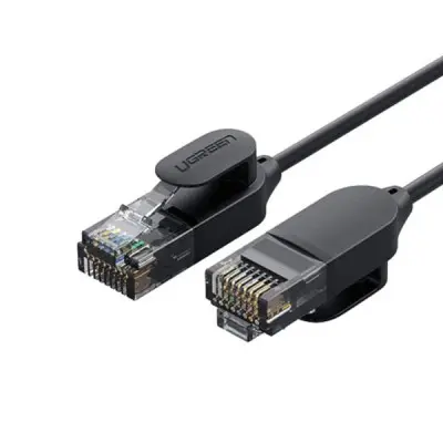 [06763] UGREEN NW122 (70332) CAT 6A Pure Copper Ethernet Cable OD2.8 1m (Black)