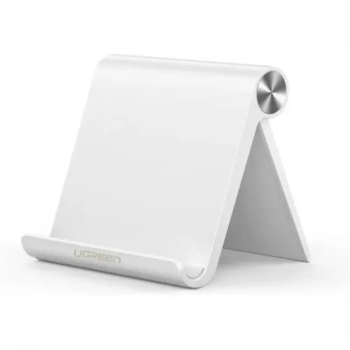 UGREEN Adjustable Portable Multi-Angle Tablet Stand (White) #30485