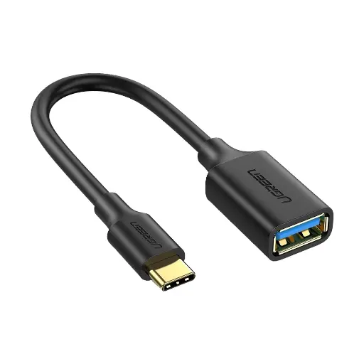 [06833] UGREEN US154 (30701) Type-C Male to USB Female Black Converter # 30701